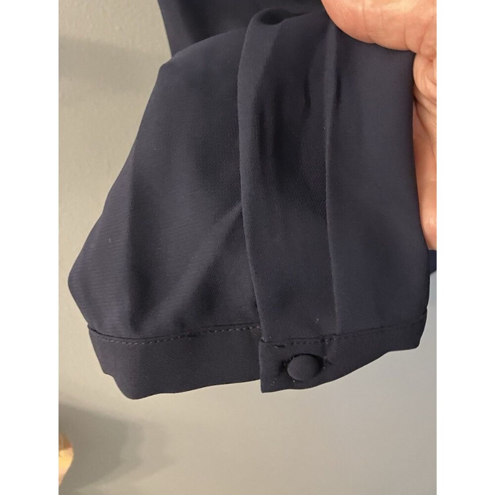 Heartloom Womens Navy Blue Knot front Blouse Size M - Picture 5 of 6